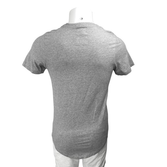 Nike Bonded Pocket Men's Gray Cotton Short Sleeve Crew Neck Tee T-Shirt Top Sz S - Picture 2 of 4